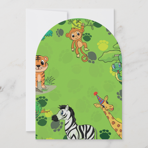 Safari Greeting Card With Envelope
