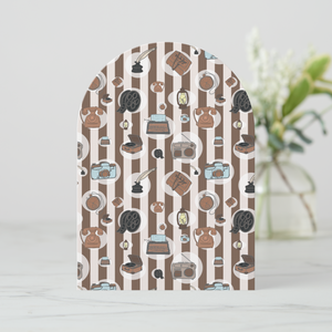 Vintage Greeting Card With Envelope