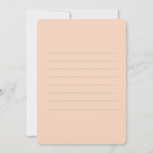 Yoga Greeting Card With Envelope