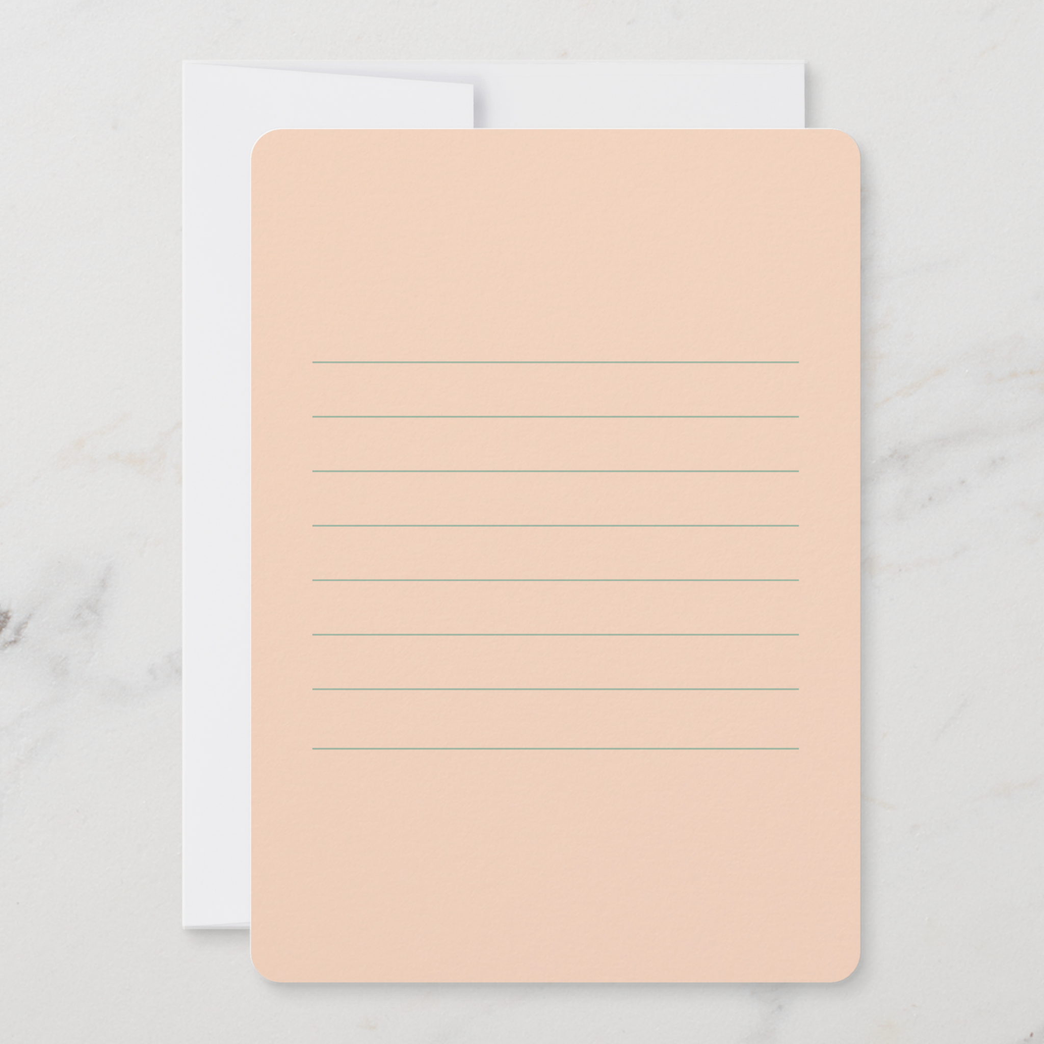 Yoga Greeting Card With Envelope
