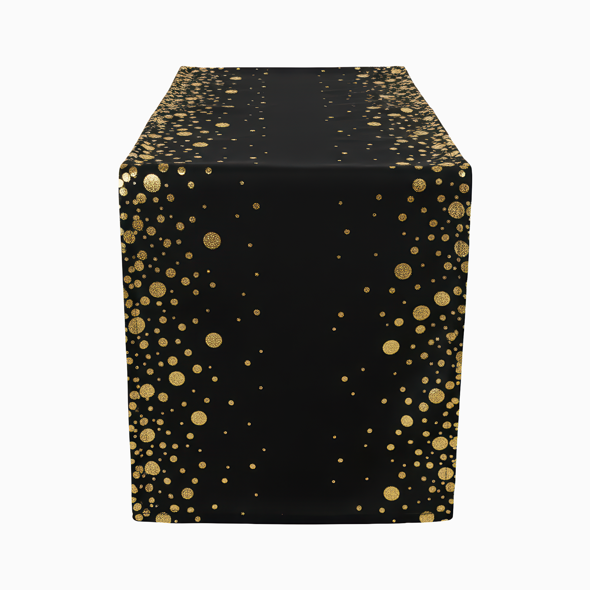 Black Gold Confetti Runner