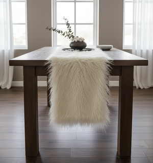 Cream Fur Runner