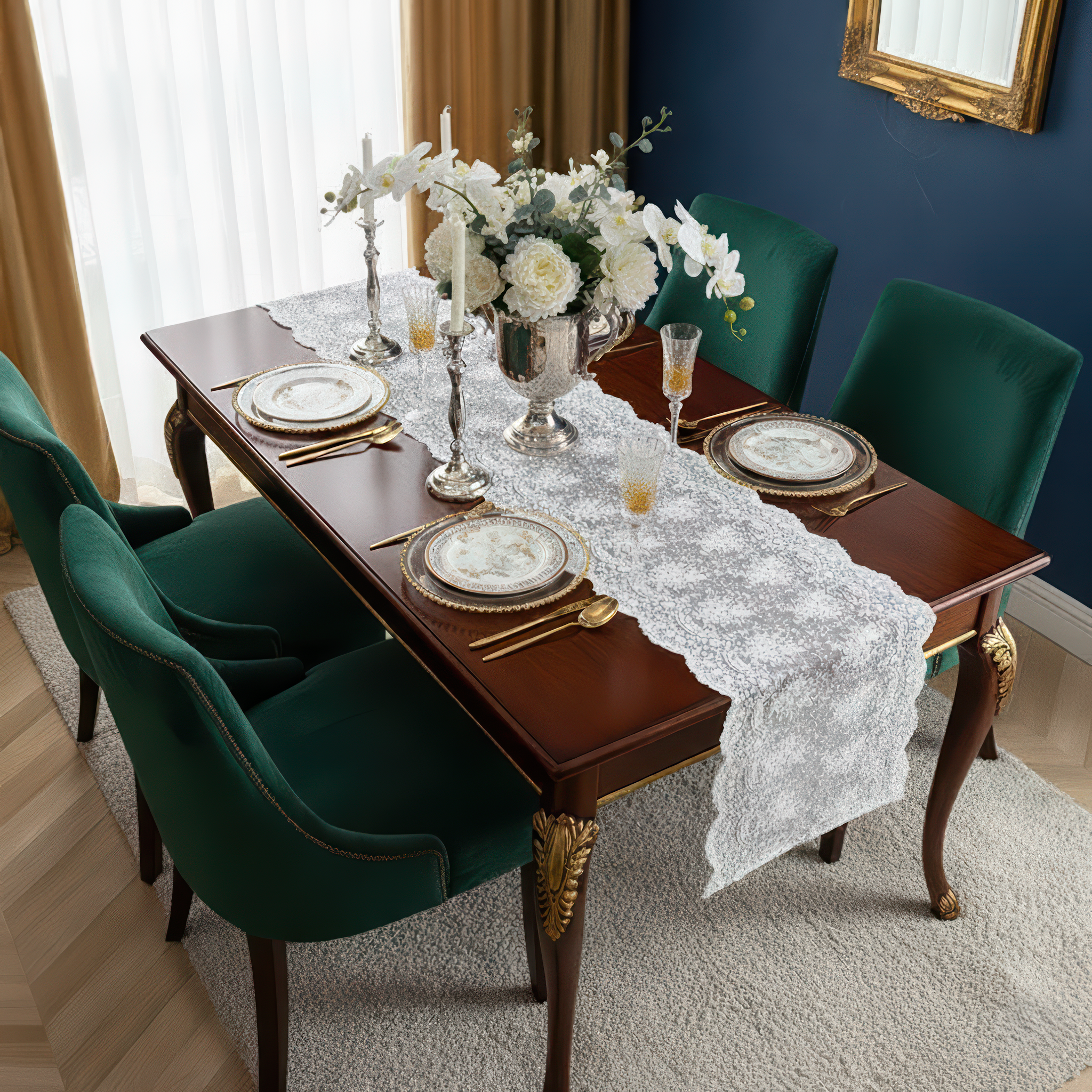 Long Lace Table Runner