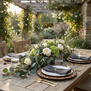 Antique Copper Medallion Charger Plates, Set of 5