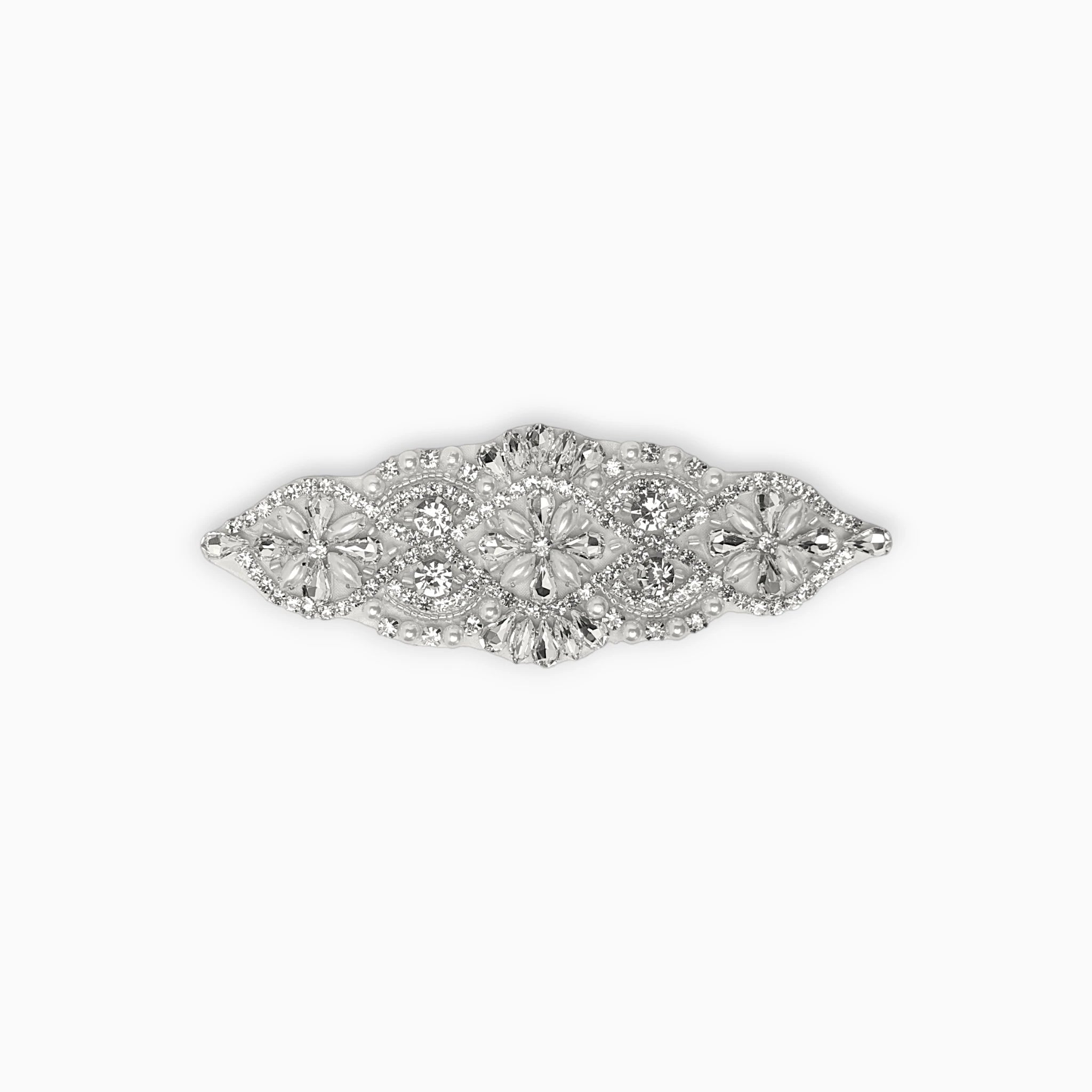 Marquise Crystal Rhinestone Applique, Iron on (Hotfix)