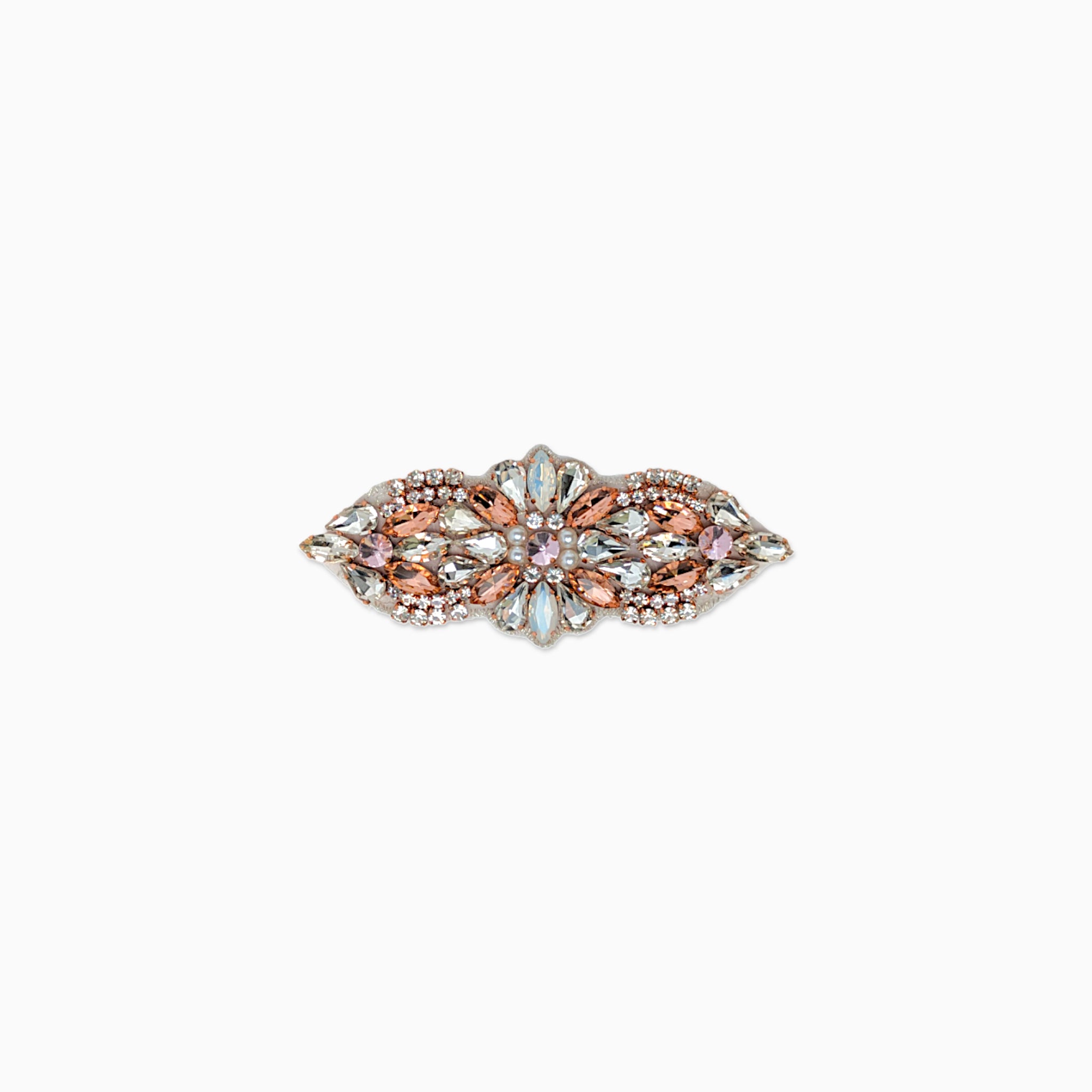 Petal Marquise Rhinestone Applique, Iron on (Hotfix)