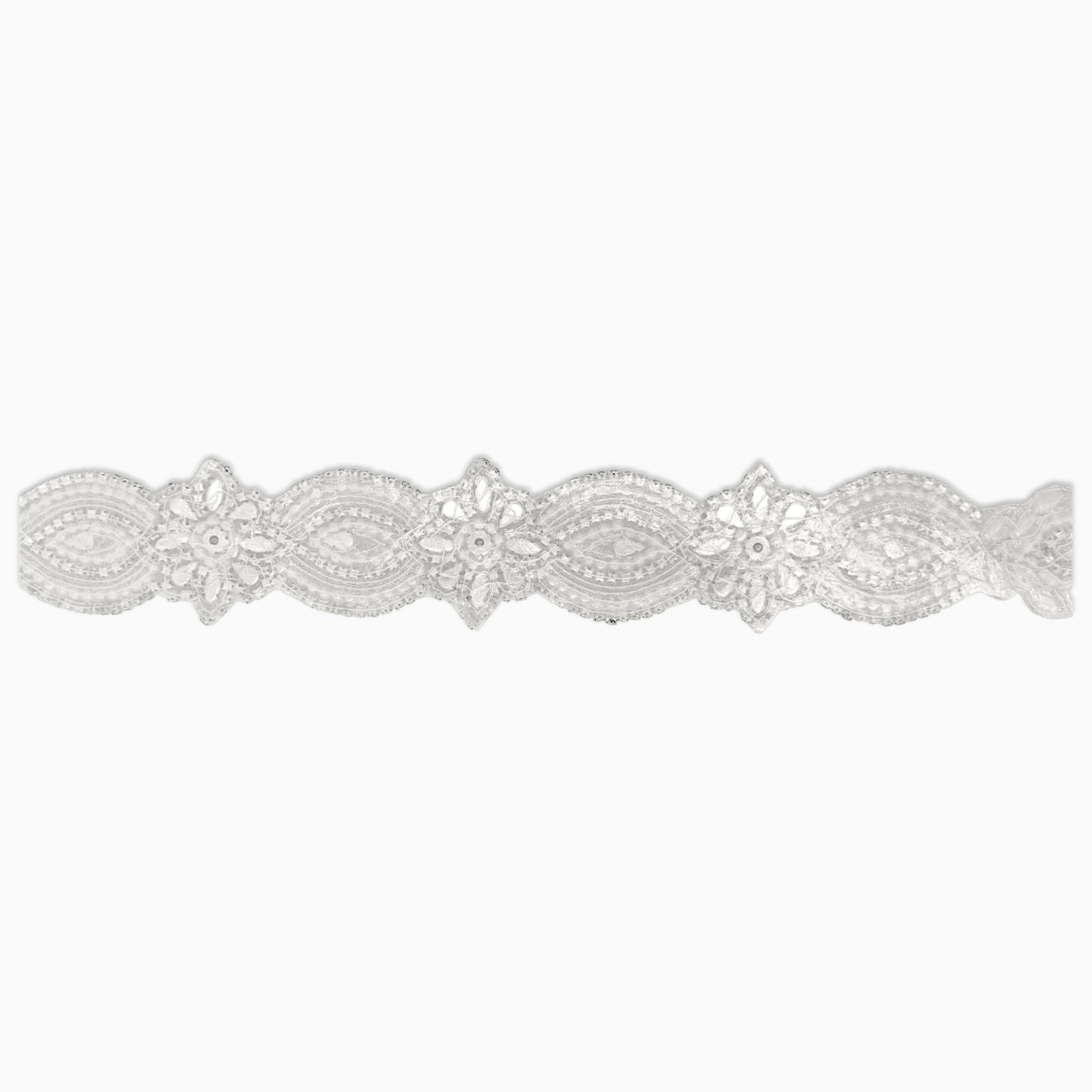 Oval Link Rhinestone Trim, Iron on (Hotfix)
