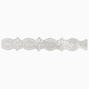 Oval Link Rhinestone Trim, Iron on (Hotfix)