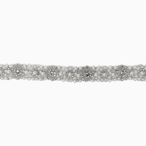 Wide Crystal Rhinestone Trim, Iron on (Hotfix)