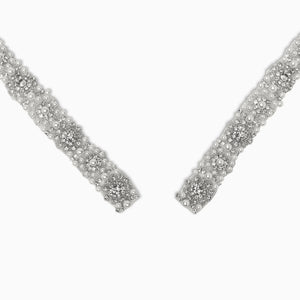Wide Crystal Rhinestone Trim, Iron on (Hotfix)