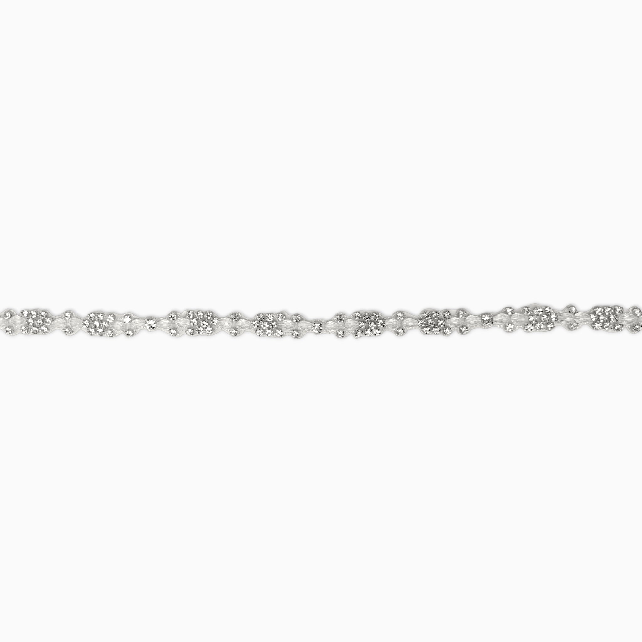 Micro Crystal Rhinestone Line, Iron on (Hotfix)