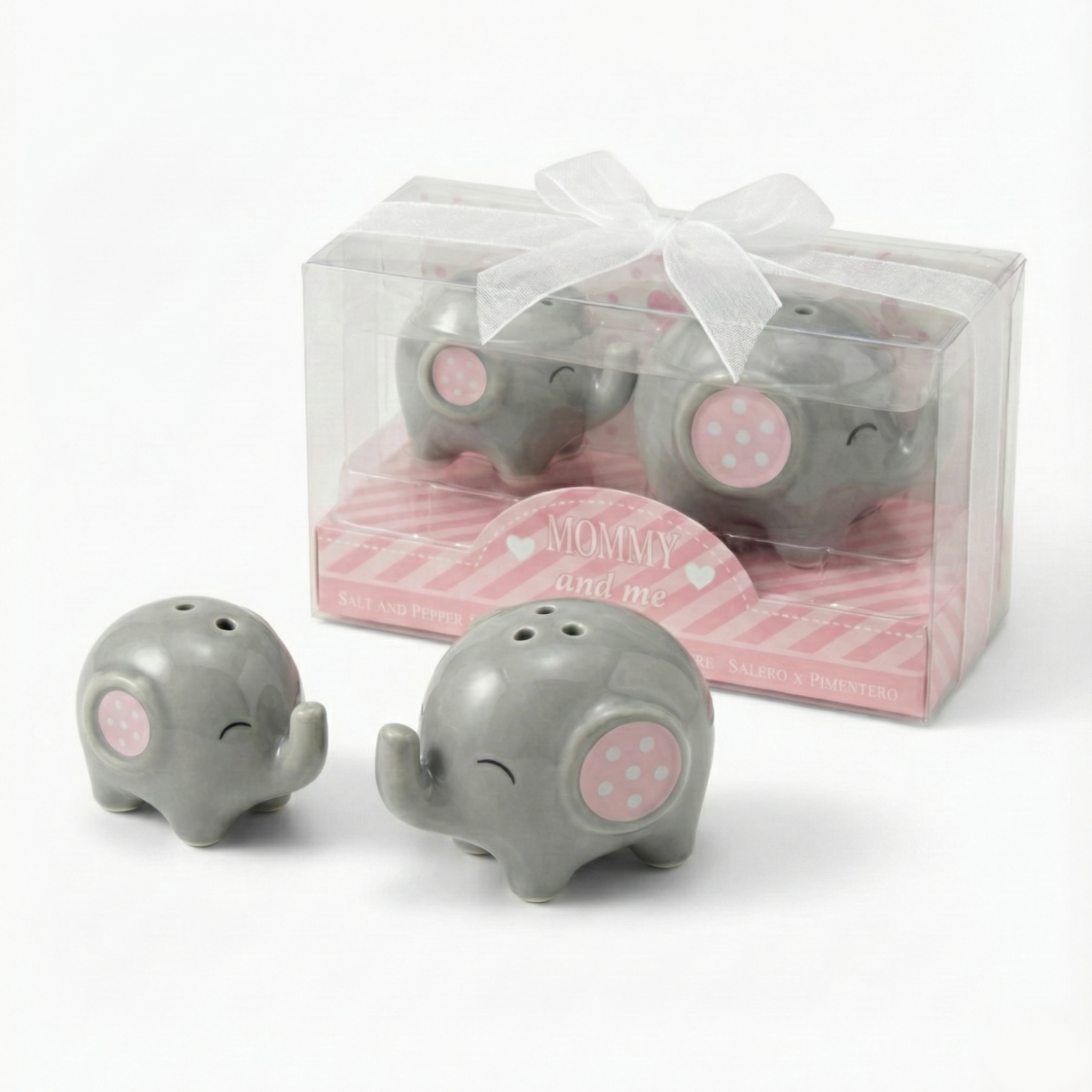 Pink Elephant Shakers Favor Gift