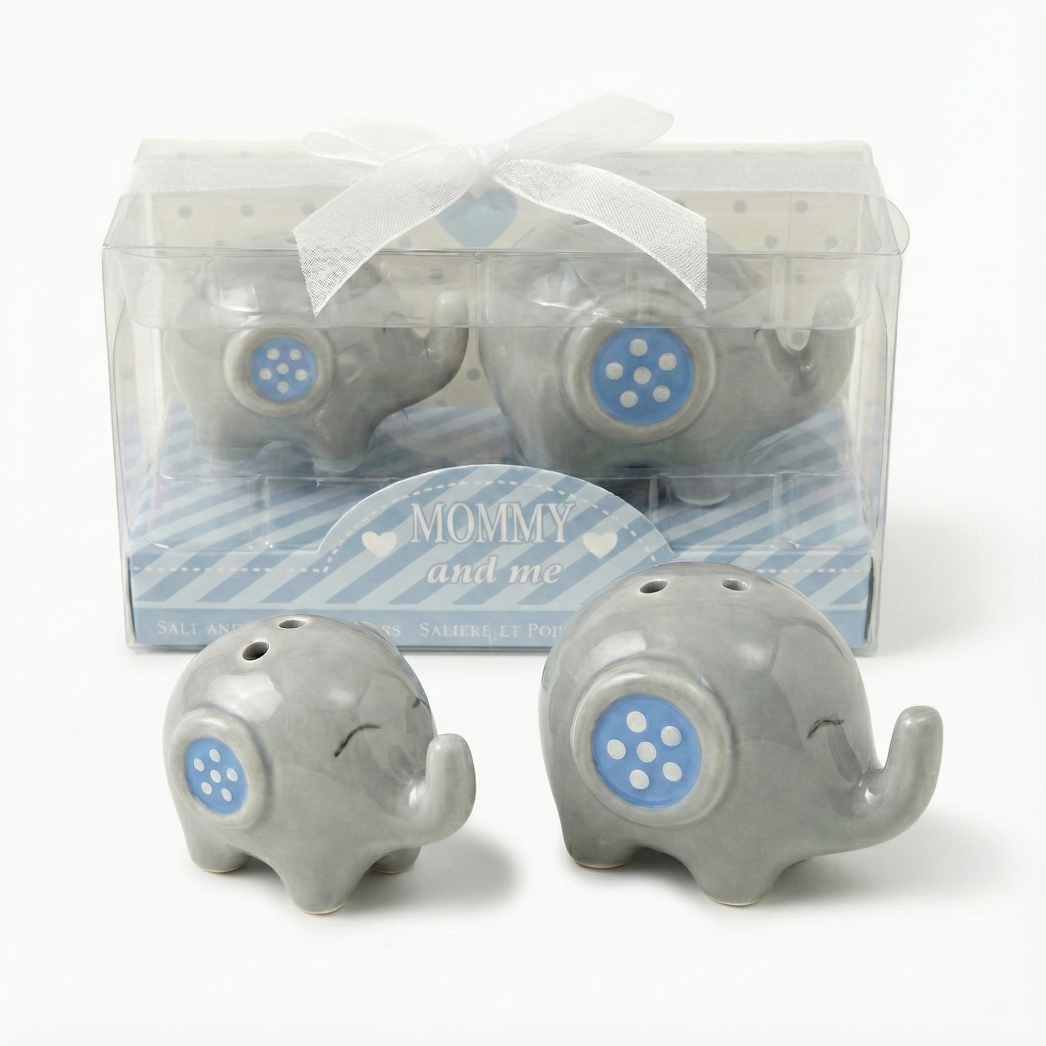 Blue Elephant Shakers Favor Gift