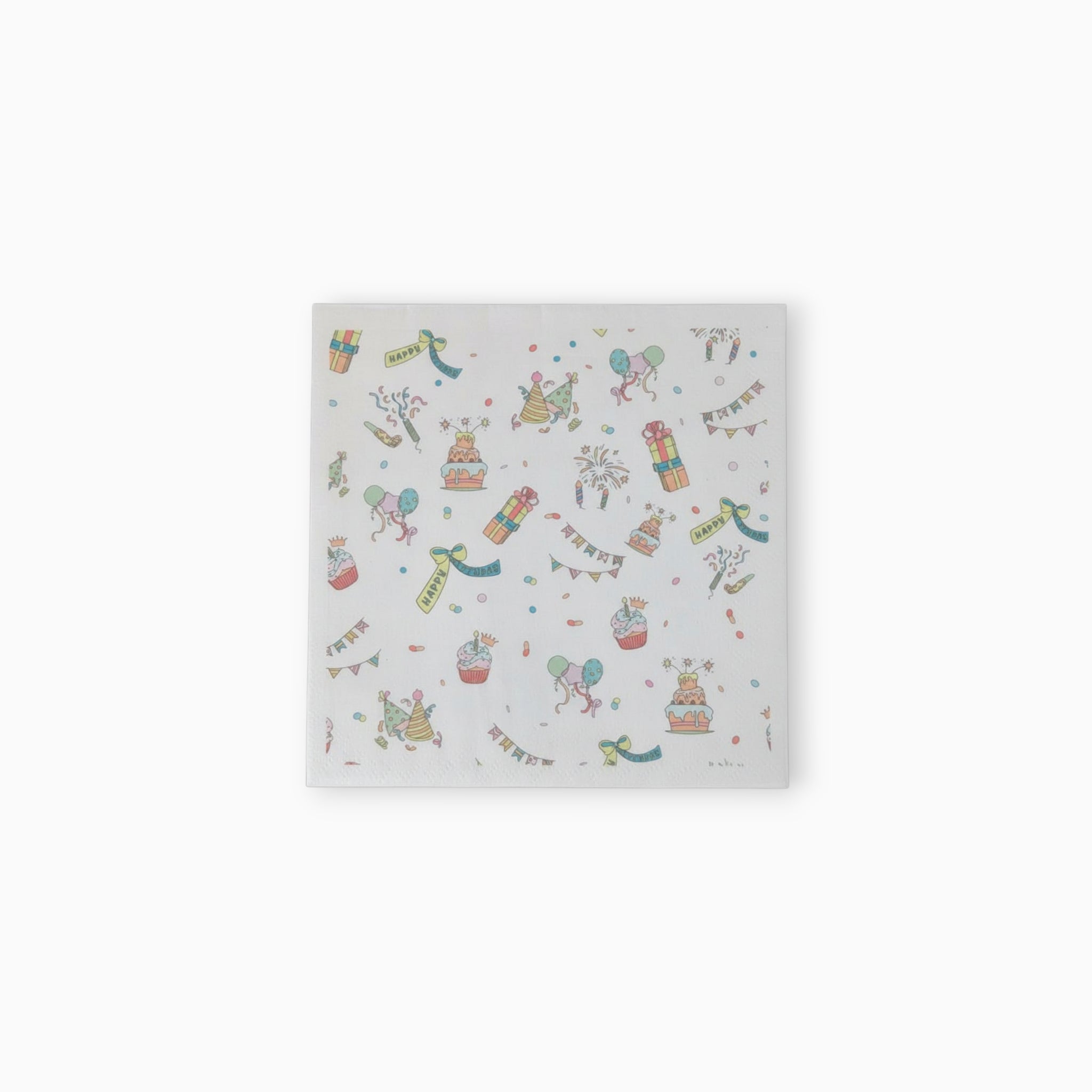 Birthday Large Paper Napkins, Set of 16