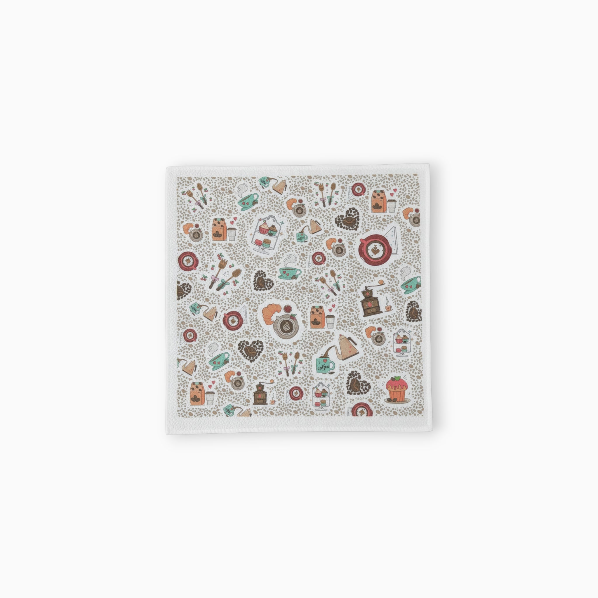 Coffee Large Paper Napkins, Set of 16