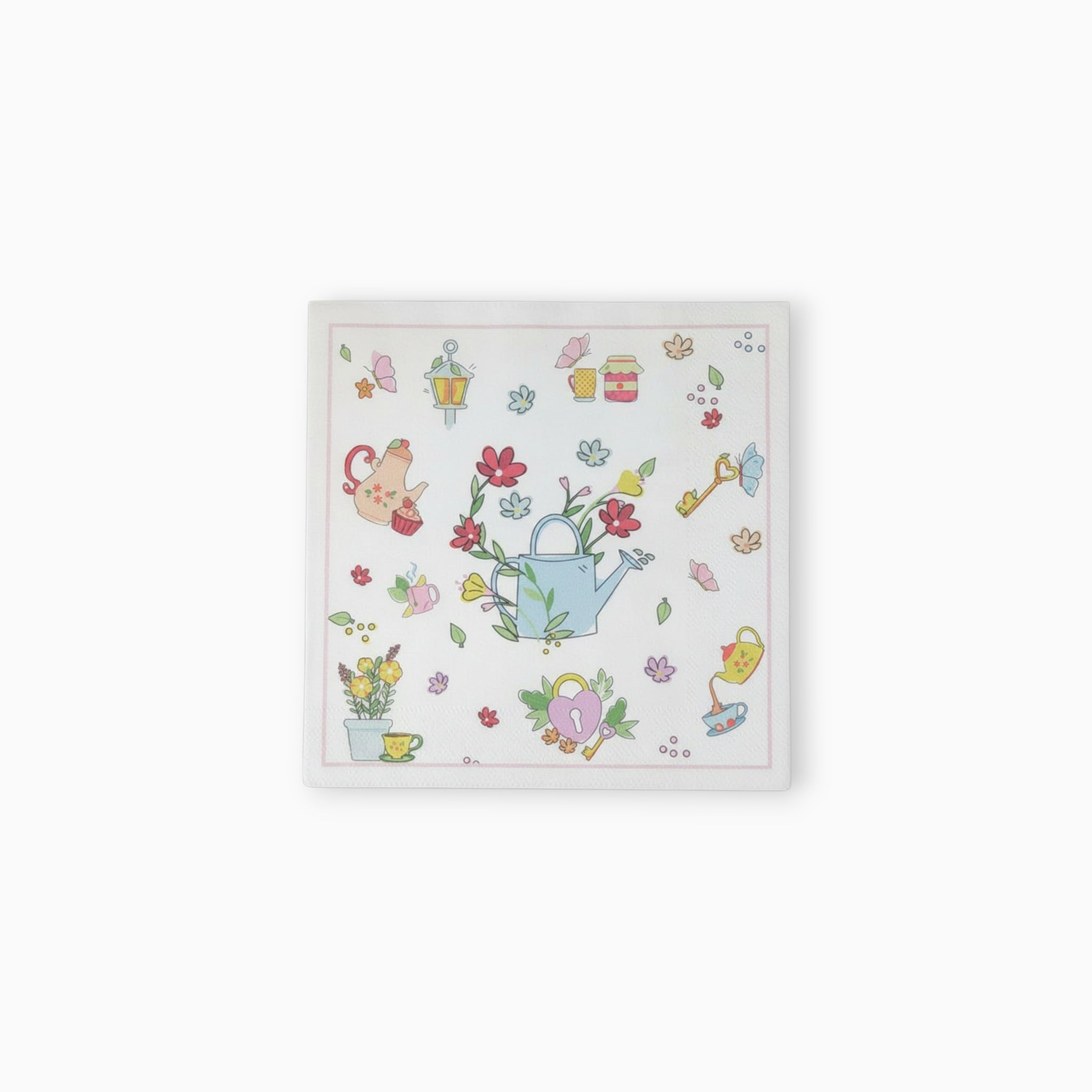 Garden Tea Large Paper Napkins, Set of 16