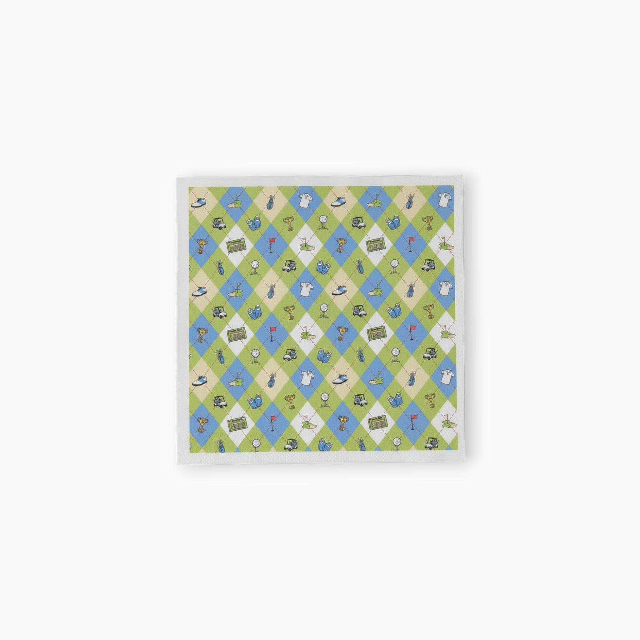 Golf Large Paper Napkins, Set of 16