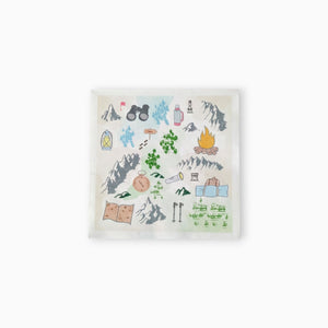 Hiking Large Paper Napkins, Set of 16