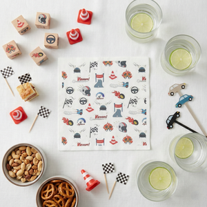 Racing Large Paper Napkins, Set of 16