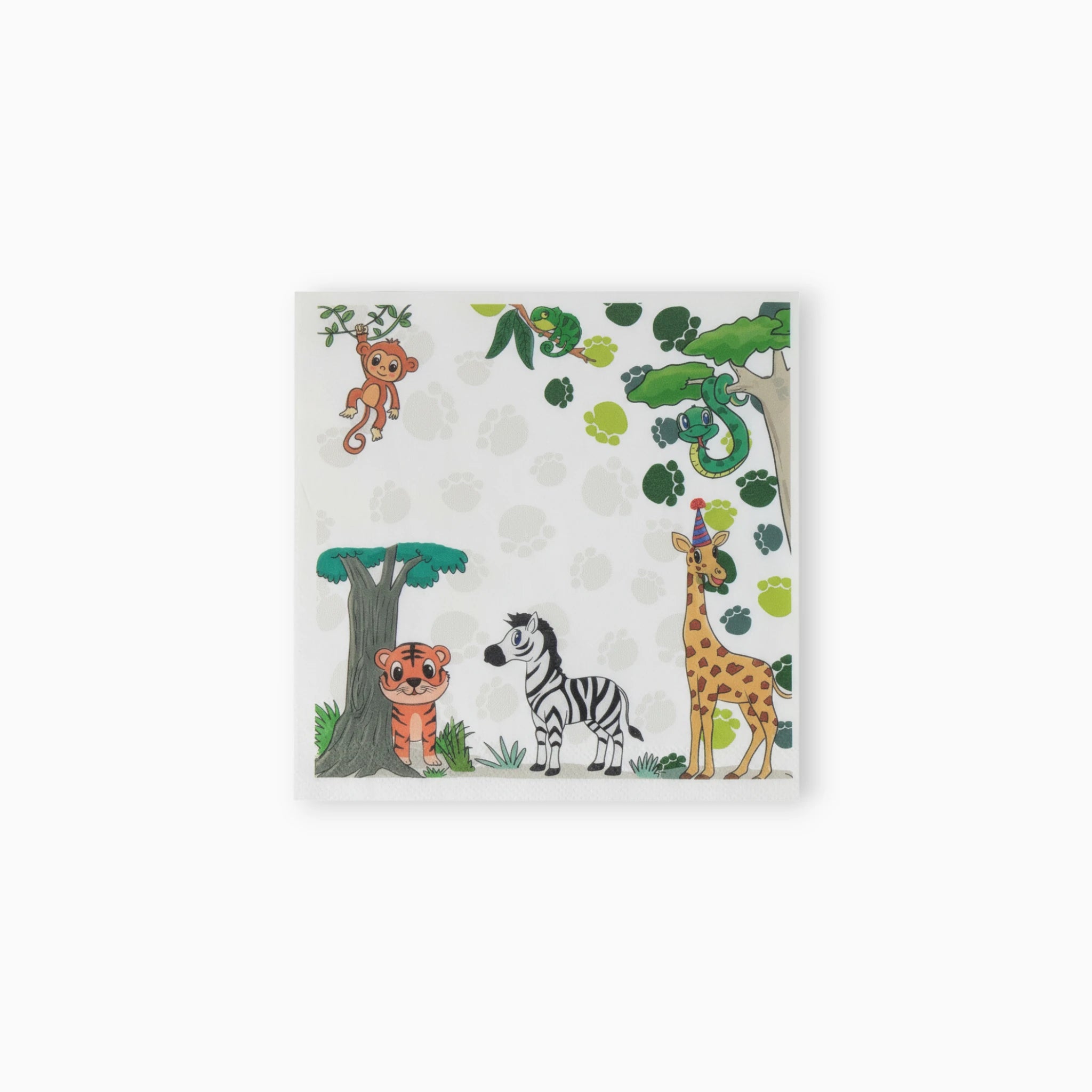 Safari Large Paper Napkins, Set of 16