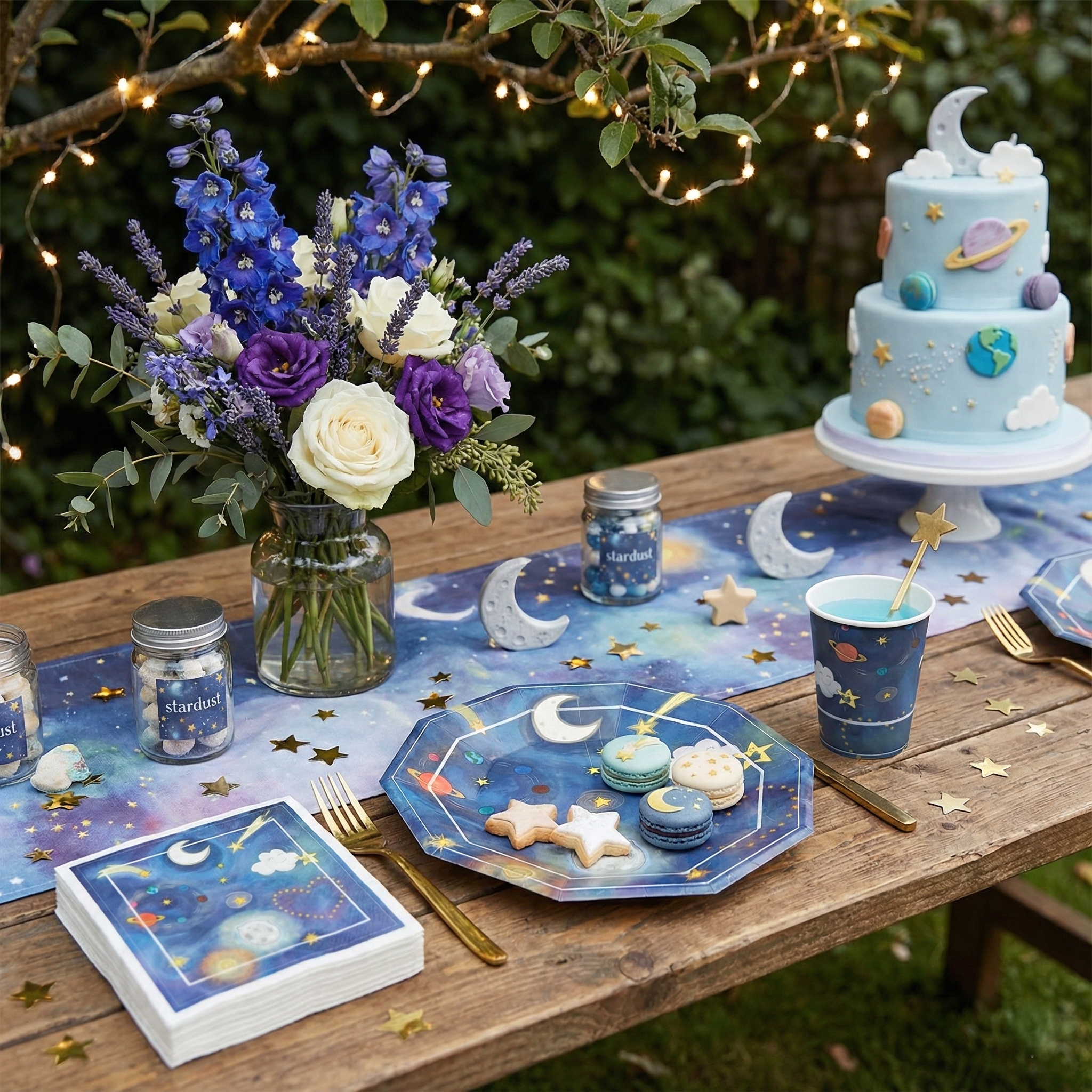 Stars Large Paper Napkins, Set of 16