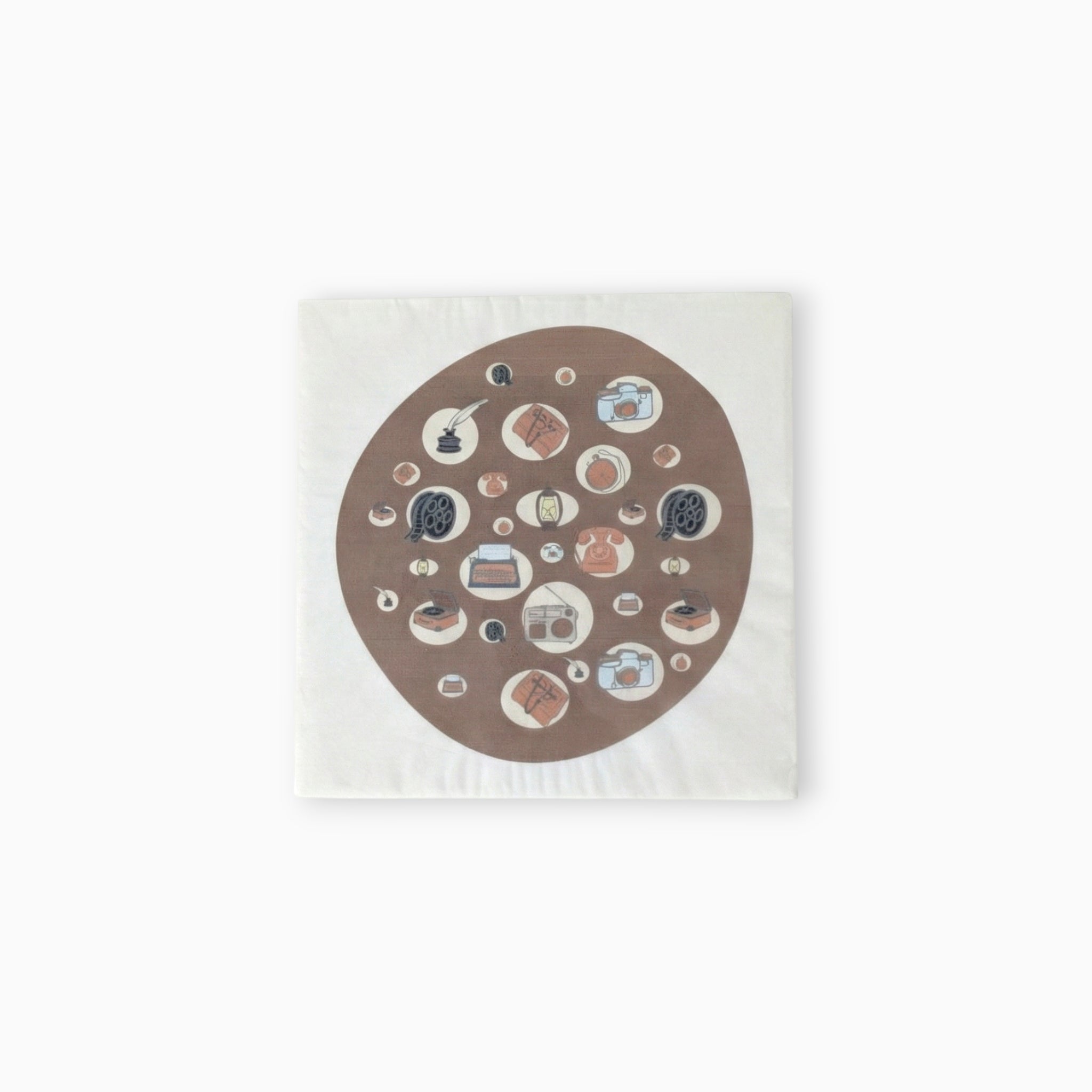 Vintage Large Paper Napkins, Set of 16