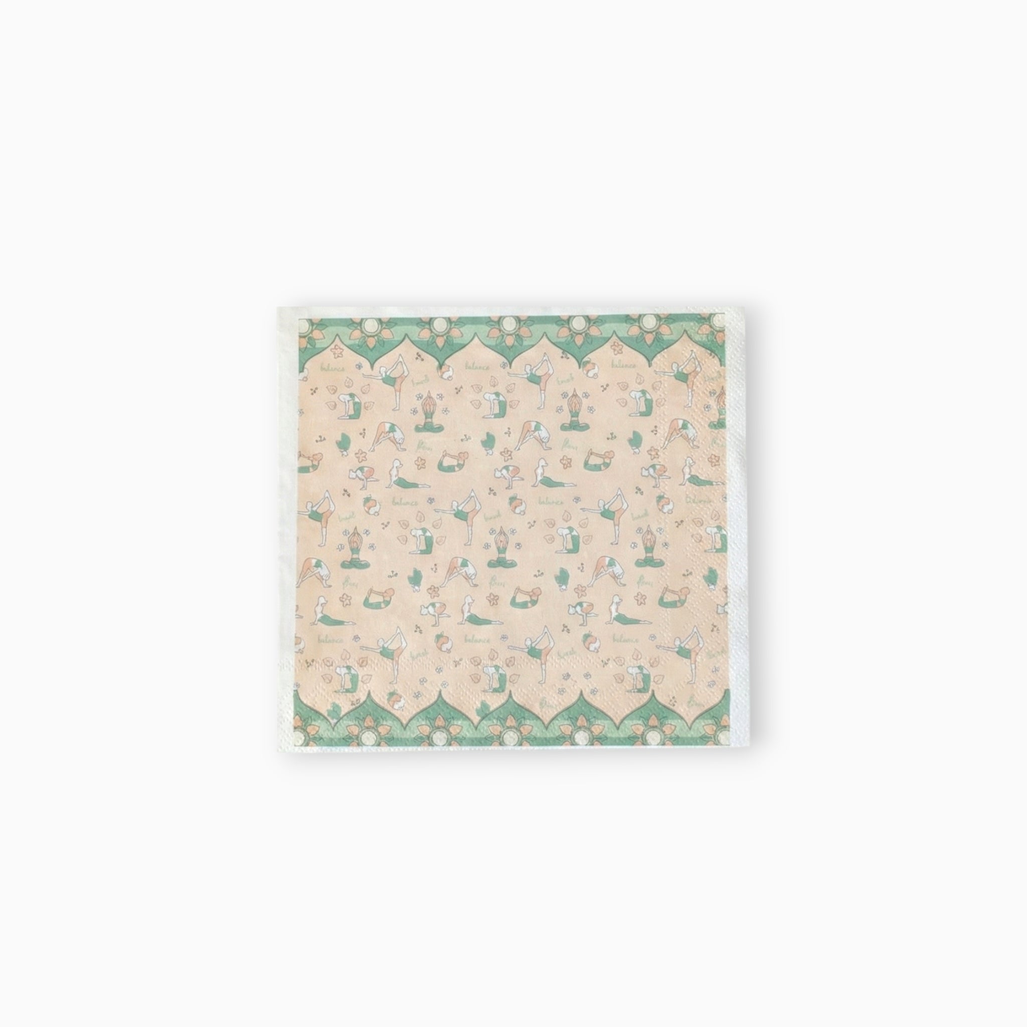 Yoga Large Paper Napkins, Set of 16