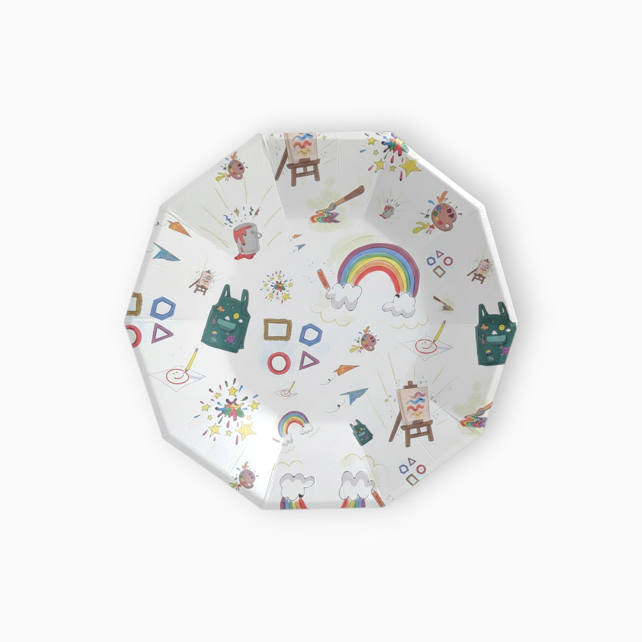 Artists Large Paper Plates, Set of 8