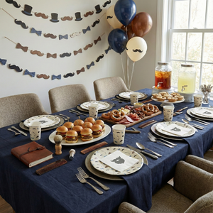 Beard Large Paper Plates, Set of 8