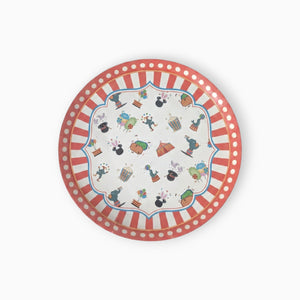 Circus Large Paper Plates, Set of 8