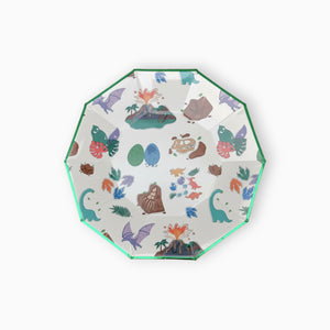 Dinosaur Large Paper Plates, Set of 8