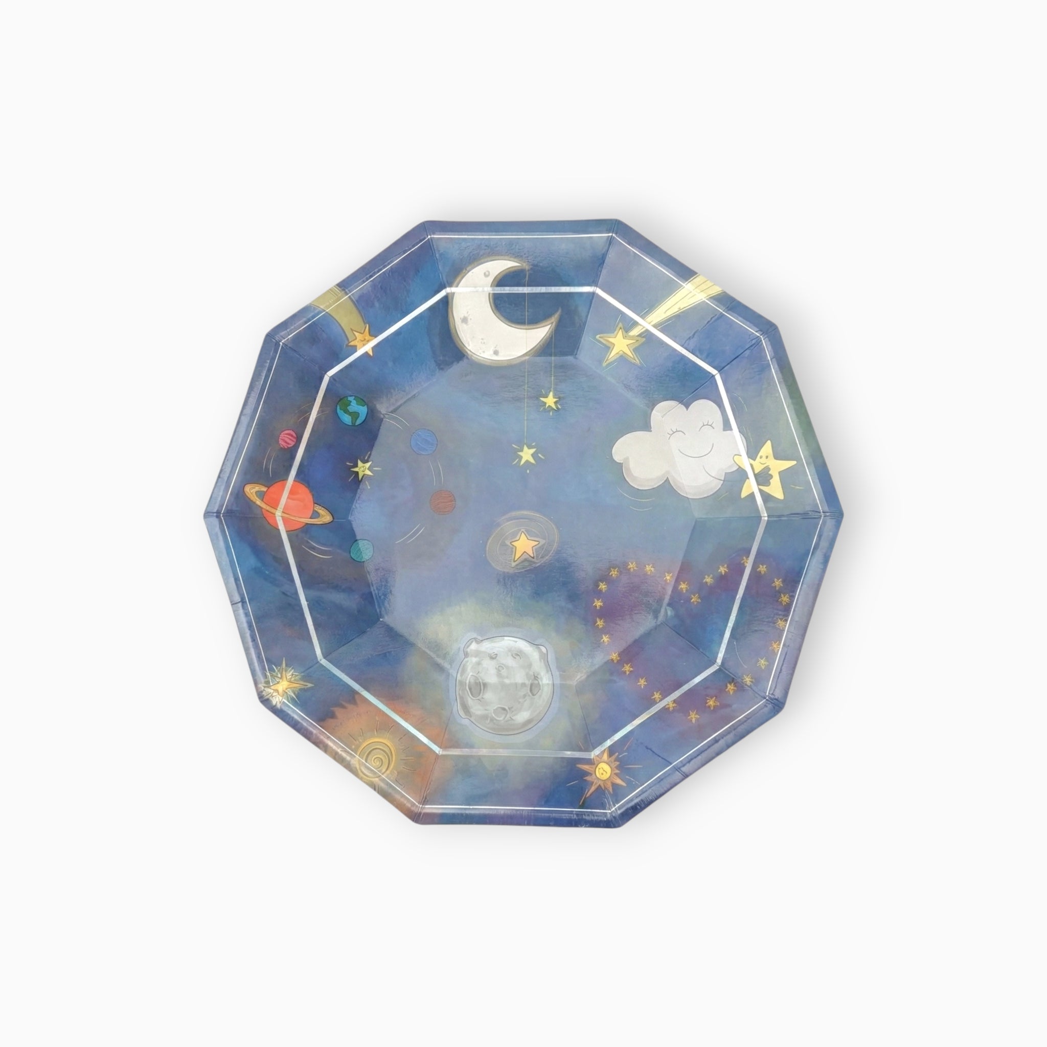 Stars Large Paper Plates, Set of 8