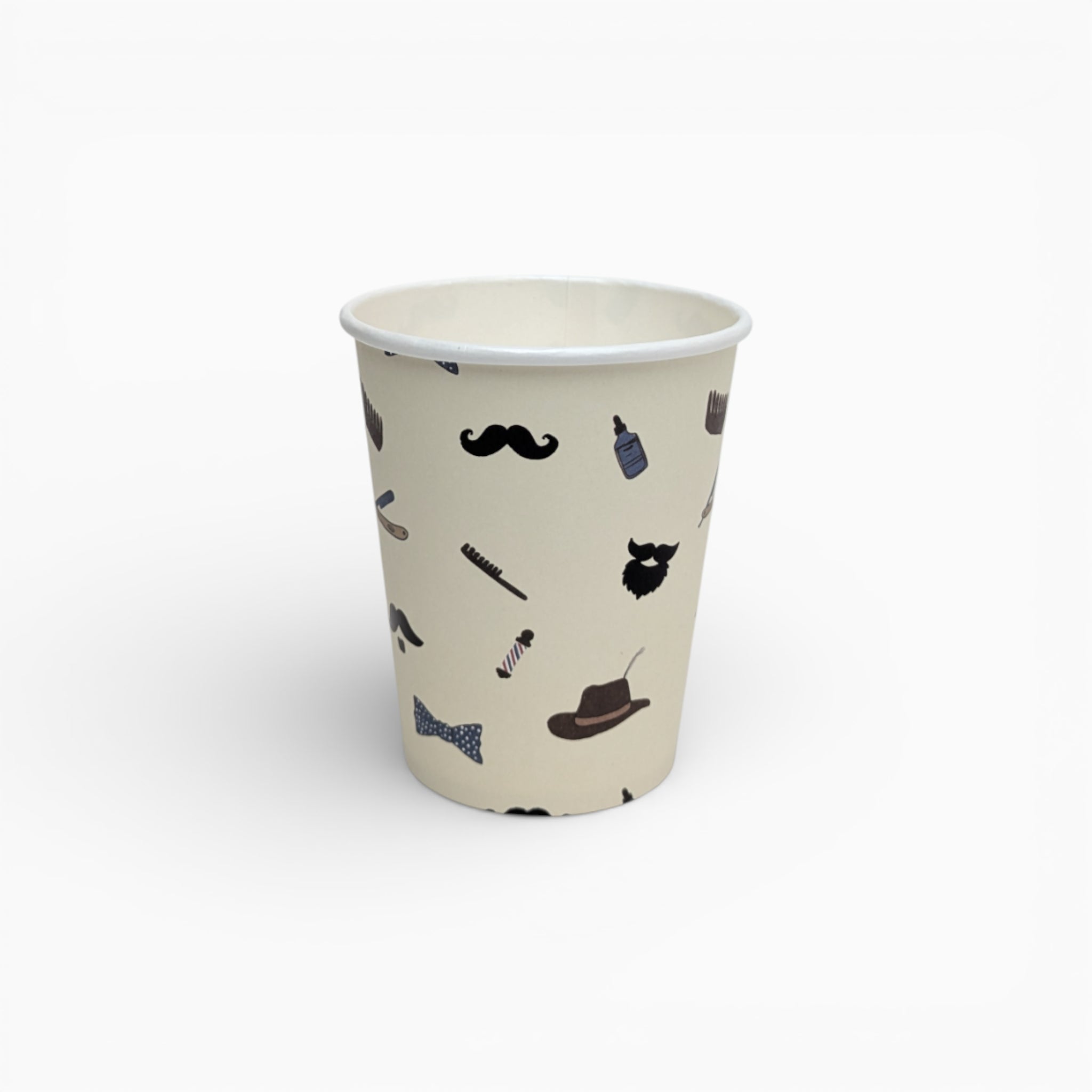 Beard Paper Cups, Set of 8
