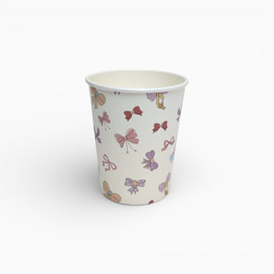 Bows Paper Cups, Set of 8