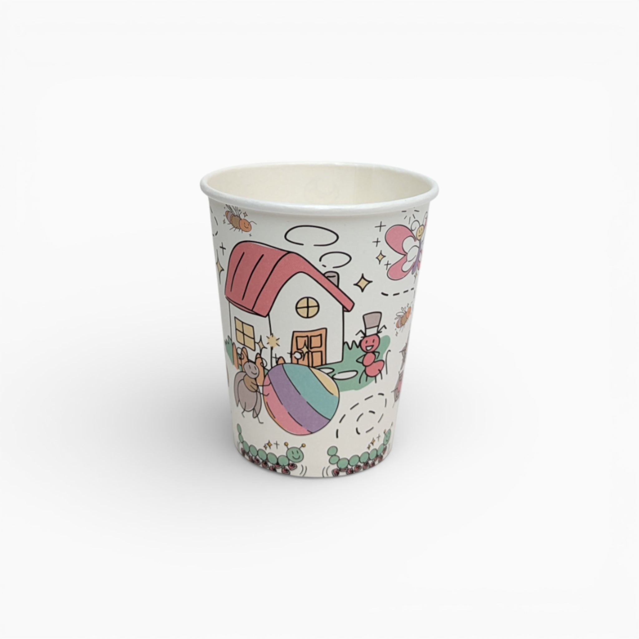 Bugs Paper Cups, Set of 8