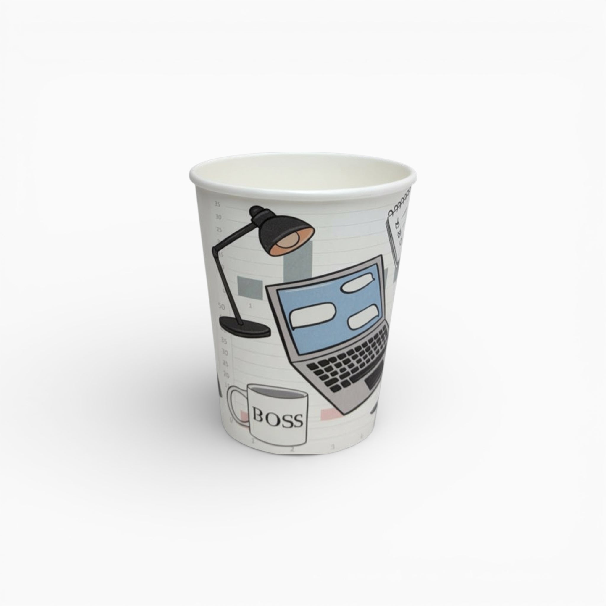 Business Paper Cups, Set of 8