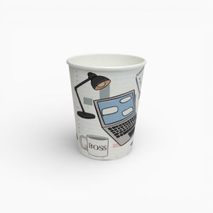 Business Paper Cups, Set of 8