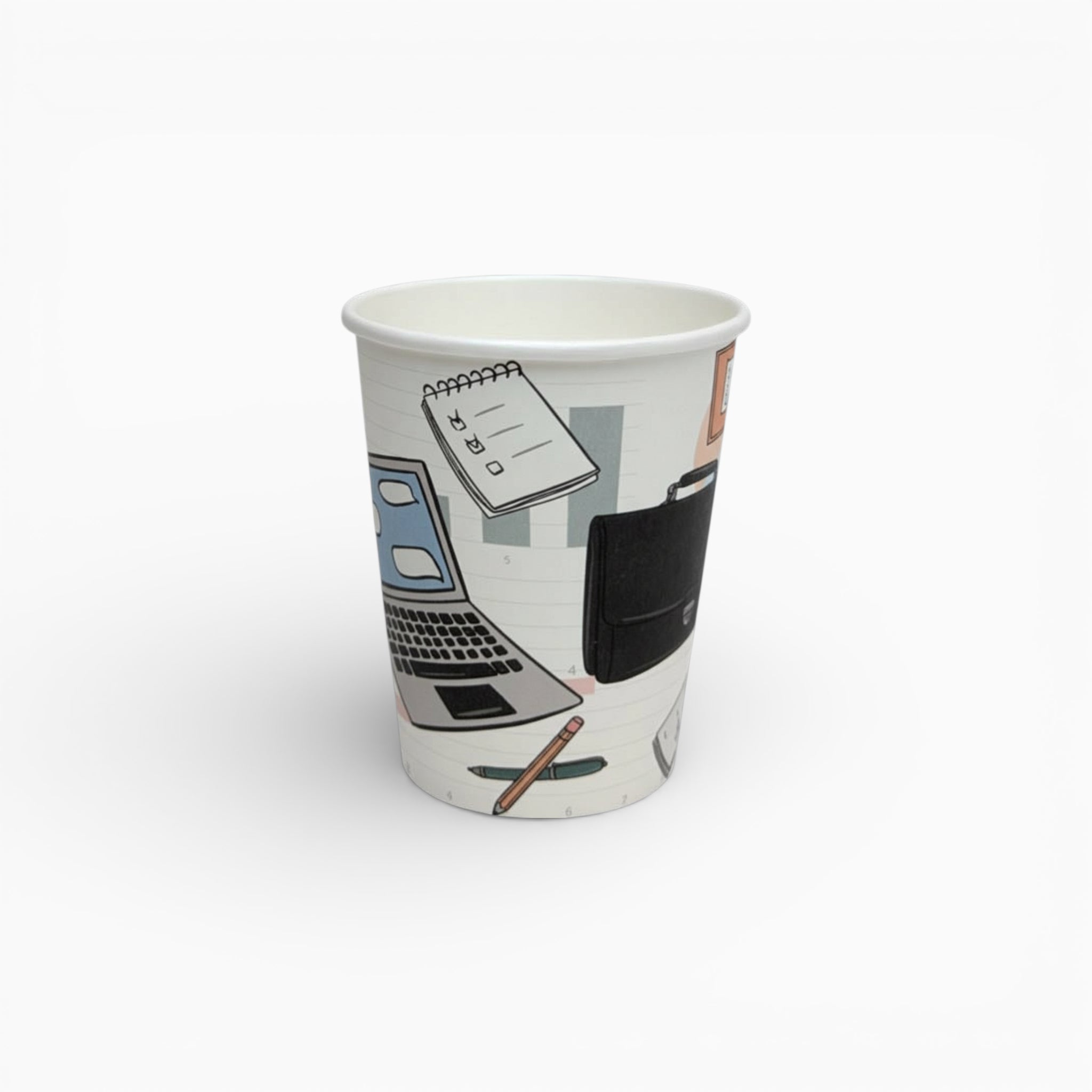 Business Paper Cups, Set of 8