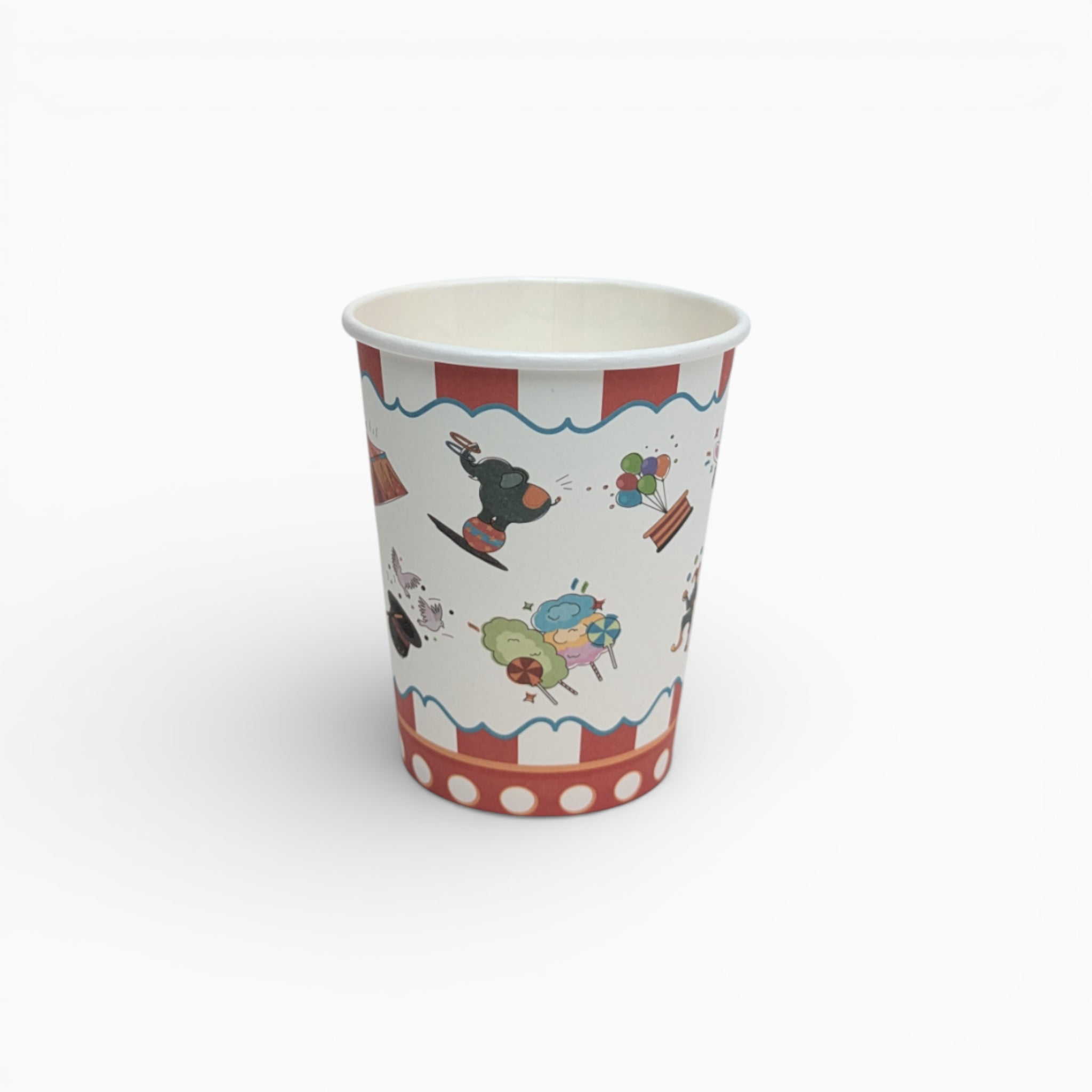 Circus Paper Cups, Set of 8