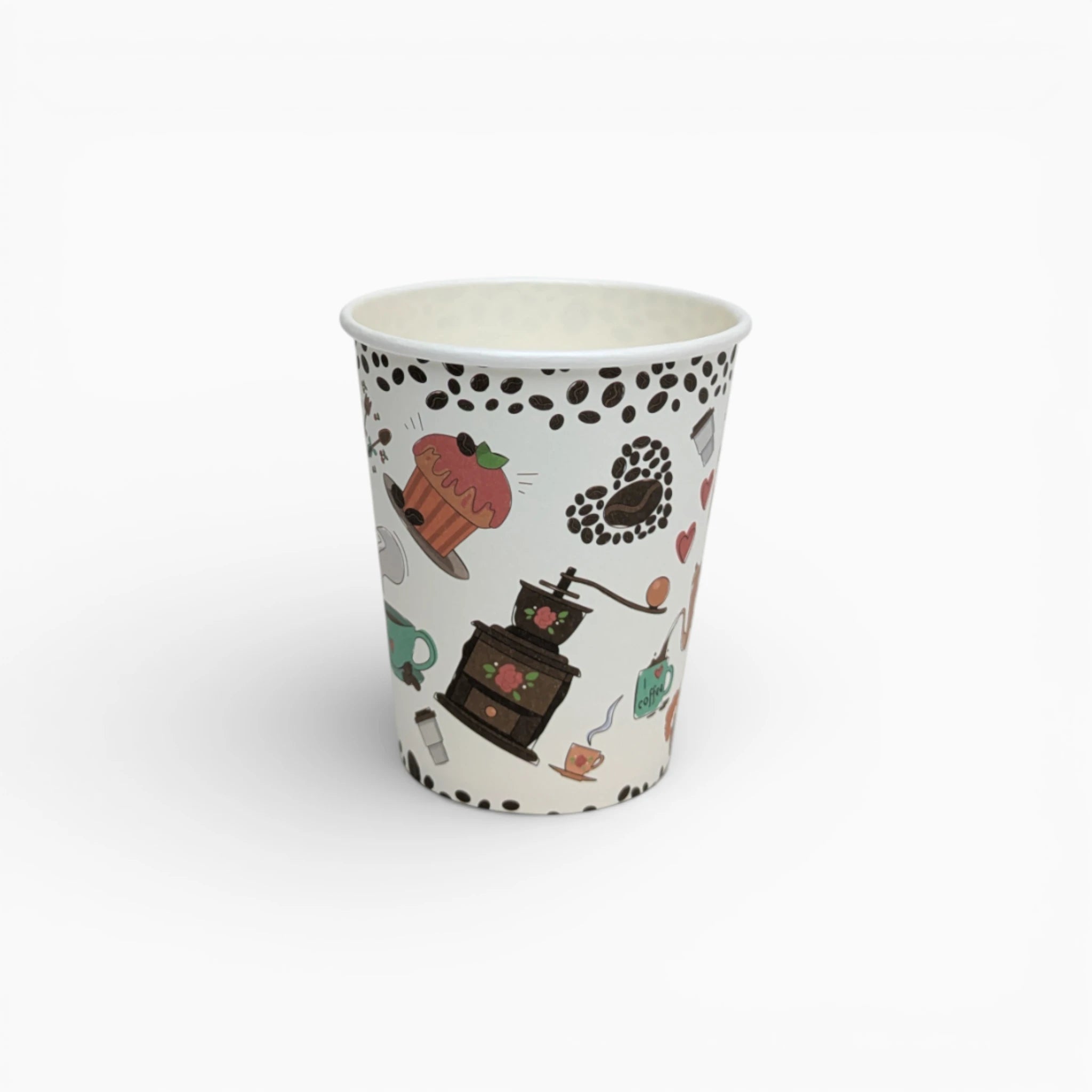 Coffee Paper Cups, Set of 8