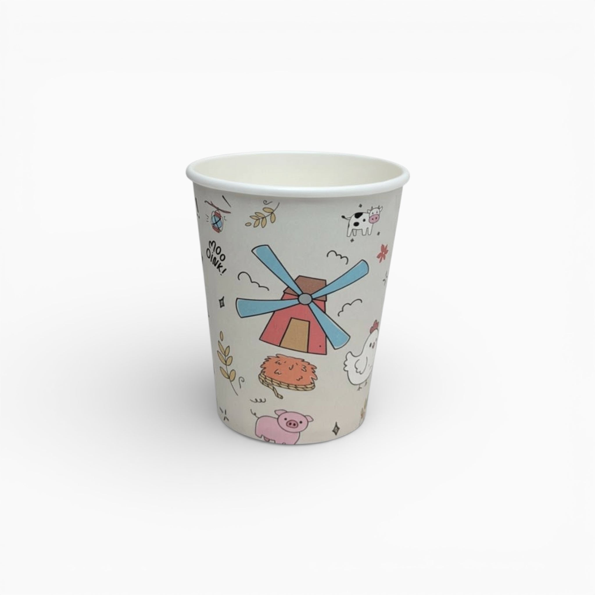 Farm Paper Cups, Set of 8
