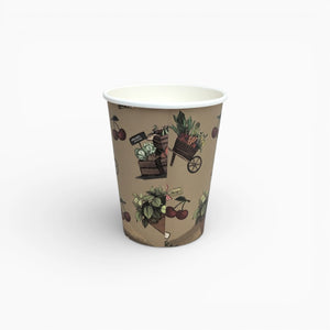 Farmers Market Paper Cups, Set of 8