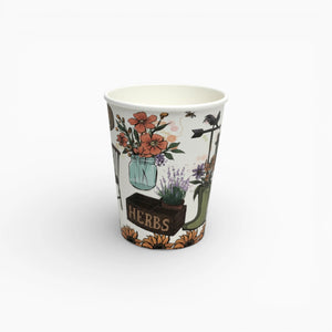 Gardening Paper Cups, Set of 8