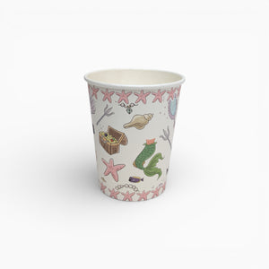 Mermaid Paper Cups, Set of 8