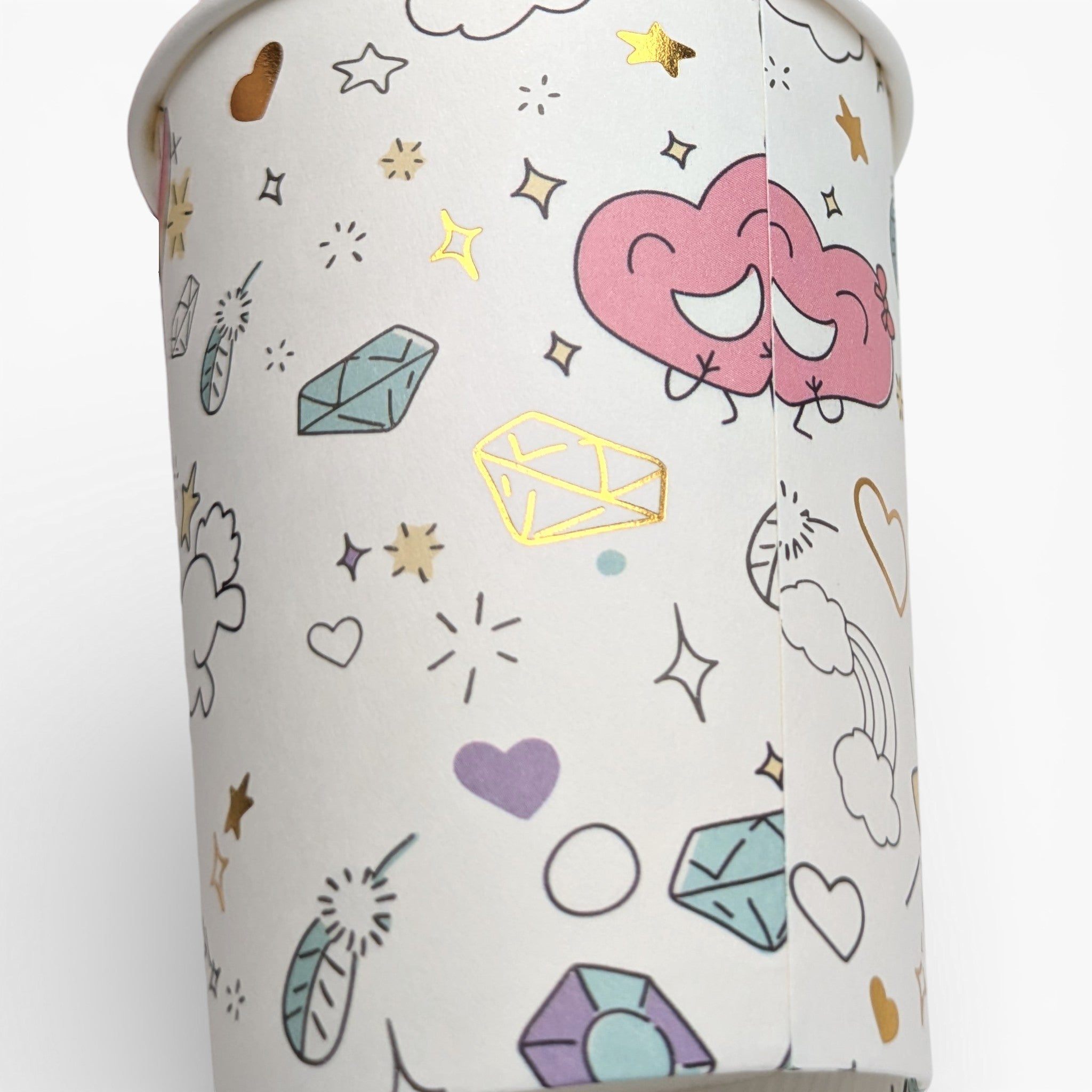 Unicorn Paper Cups, Set of 8