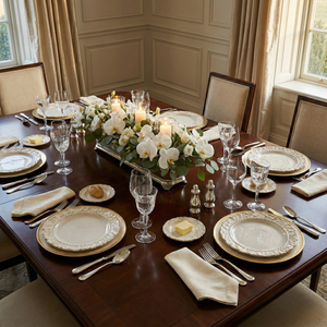 Ruffle Dinner Plates, Set of 2