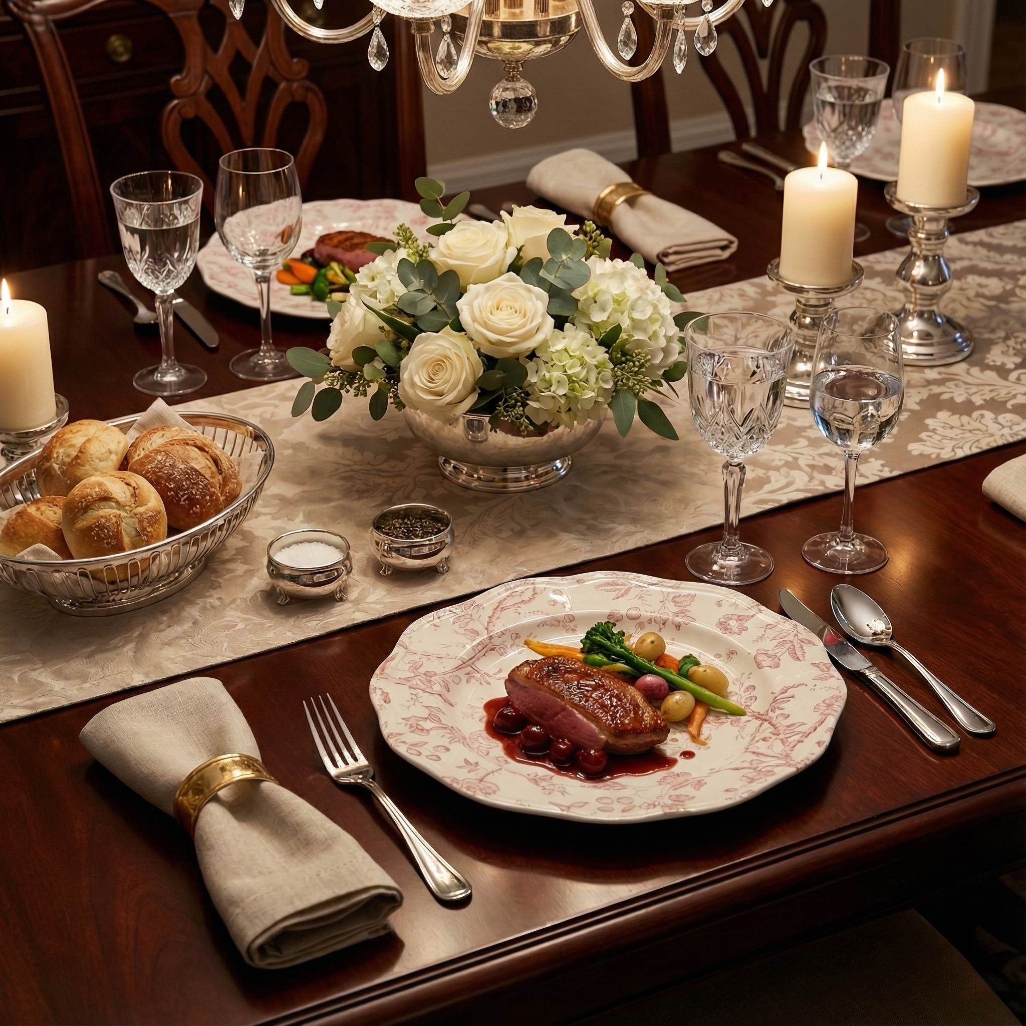 Blush Dinner Plates, Set of 2