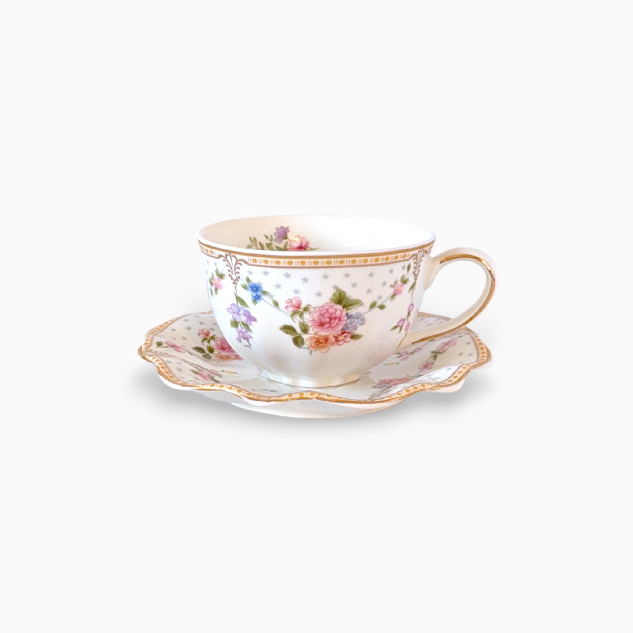 Classic Floral Cup & Saucer
