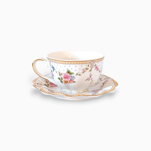 Classic Floral Cup & Saucer