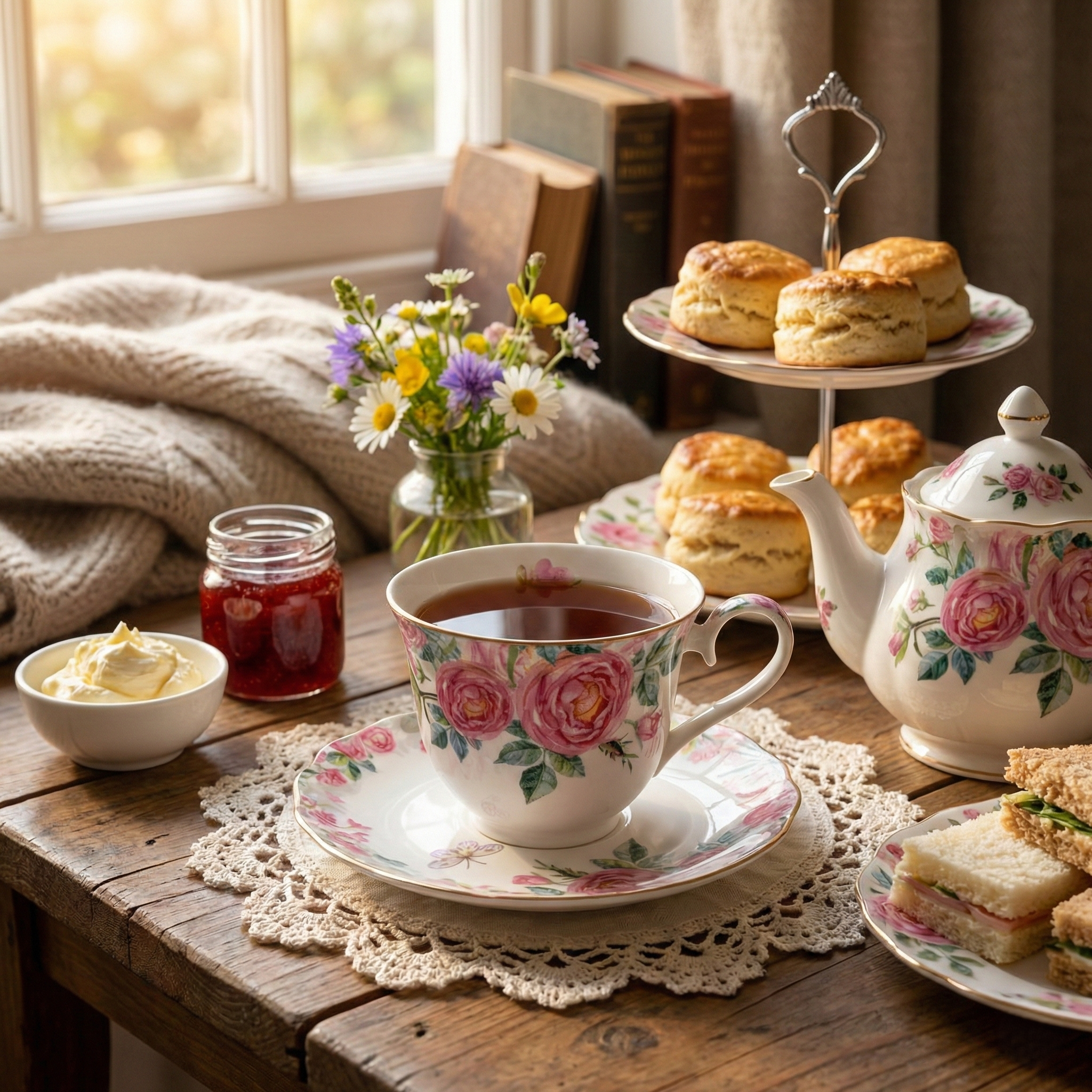 Pink Rose Cup & Saucer